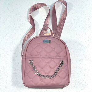Backpack - Adorable Mauve Backpack by Betsy Johnson,  New with Tags